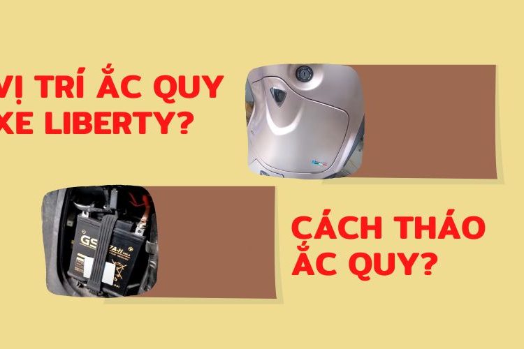 Vị trí bình ắc quy xe Liberty nằm ở đâu? Cách tháo acquy xe Liberty