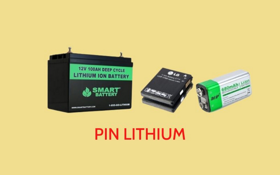 Pin Lithium còn được gọi là pin Li-on, hoặc pin Lithi-on, được viết tắt là LIB